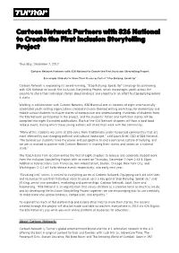 Cartoon Network Partners with 826 National to Create the First Inclusion Storytelling Project