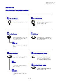 Classification of Semiconductor Package