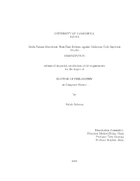 UNIVERSITY of CALIFORNIA, IRVINE Multi-Variant Execution