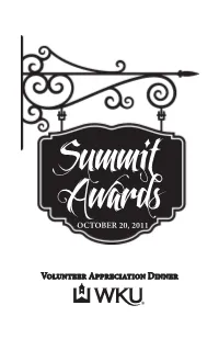 2011 Summit Awards Program