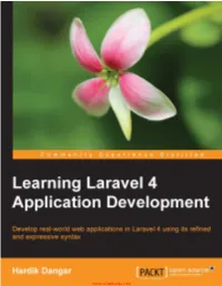 Configuring Laravel
