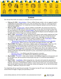 Context of the 2020 Civic Unrest