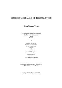 SEMIOTIC MODELLING of the STRUCTURE John