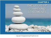 The Logic of Compound Statements