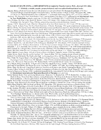 Bibliography on Dying and the Afterlife