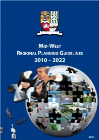 Mid-West Regional Planning Guidelines 2010 – 2022