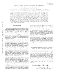 On Large Lepton Number Asymmetries of the Universe