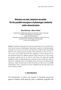On the Parallel Emergence of Phenotypic Similarity Under Domestication