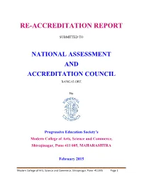Re-Accreditation Report