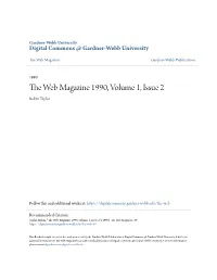 The Web Magazine 1990, Volume 1, Issue 2