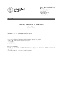 Commentary To: Suitability of Nitisinone in Alkaptonuria 2