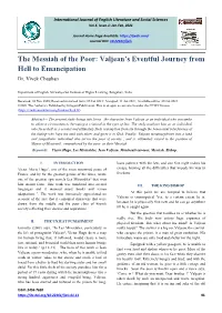 The Messiah of the Poor: Valjean's Eventful Journey from Hell To