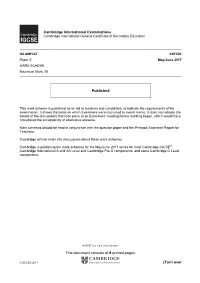 This Document Consists of 8 Printed Pages. [Turn Over Cambridge