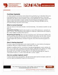Cochlear Implants