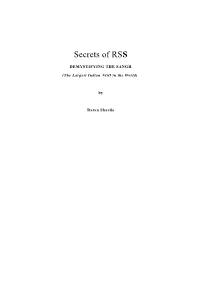 Secrets of RSS