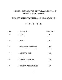 Unit Revised Reference List, As on 28/02/2017 I