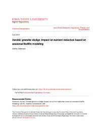 Aerobic Granular Sludge: Impact on Nutrient Reduction Based on Seasonal Biowin Modeling