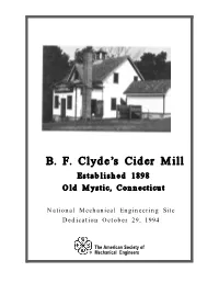 B. F. Clyde's Cider Mill