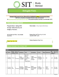 Delegate Form