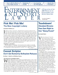 Pick Me! Pick Me! Touchdown! Caveat Scriptor
