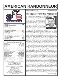 RUSA Newsletter Is Mailed We Were a Team and We That Early, We Ate Damp Left - Via Third Class Mail to the Address on File Would Finish Together