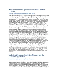 Towards a Unified Theory Analysing Workplace Ideologies: Marxism And