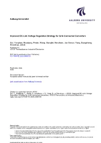 Aalborg Universitet Improved DC-Link Voltage Regulation