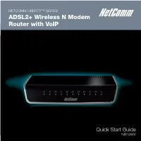 ADSL2+ Wireless N Modem Router with Voip
