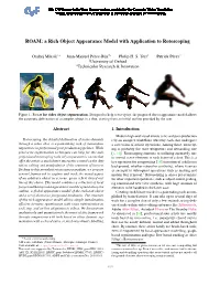 ROAM: a Rich Object Appearance Model with Application to Rotoscoping