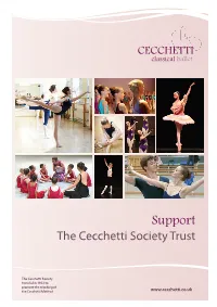 Support the Cecchetti Society Trust