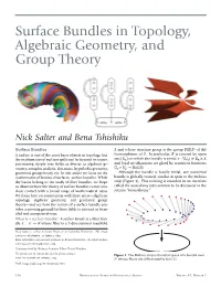 Surface Bundles in Topology, Algebraic Geometry, and Group Theory