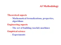 Artificial Intelligence” – 2-Month Dartmouth Workshop; 10 Attendees – Name Was Chosen