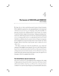 The Lessons of UNSCOM and UNMOVIC – Trevor Findlay