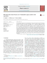 BTZ Black Hole from Poisson–Lie T-Dualizable Sigma Models with Spectators ∗ A