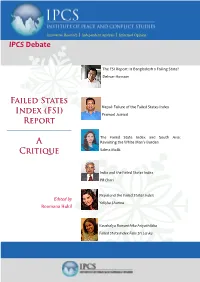 Failed States Index (FSI) Report: a Critique