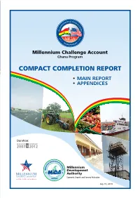 MCA Completion Report