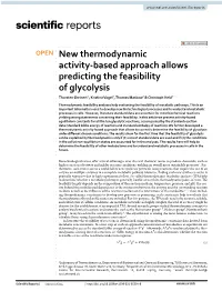 New Thermodynamic Activity-Based Approach Allows Predicting The