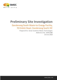 Preliminary Site Investigation
