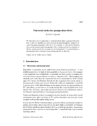 Universal Circles for Quasigeodesic Flows