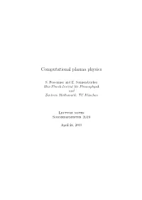 Computational Plasma Physics
