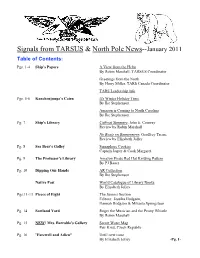 Signals from TARSUS January 2011 Issue