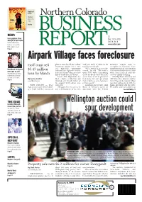 Airpark Village Faces Foreclosure