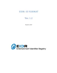 ID FORMAT Ver