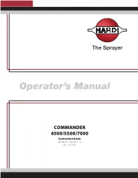 Operator's Manual