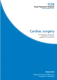 PI 41 A4 Cardiac Surgery with Consent Form Vs12.1.Indd
