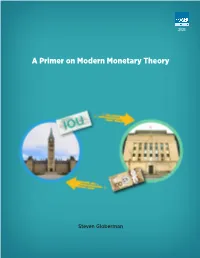 A Primer on Modern Monetary Theory