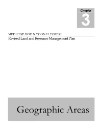 Geographic Areas in the Snowy Range Mountains