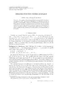 Iterated Function System Quasiarcs
