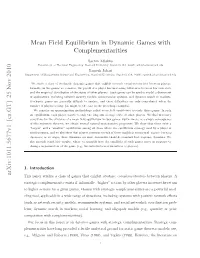 Mean Field Equilibrium in Dynamic Games with Complementarities