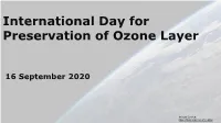 What Is Ozone Layer? a Layer in the Atmosphere of Earth That Protects Us from Harmful UV Rays from the Sun